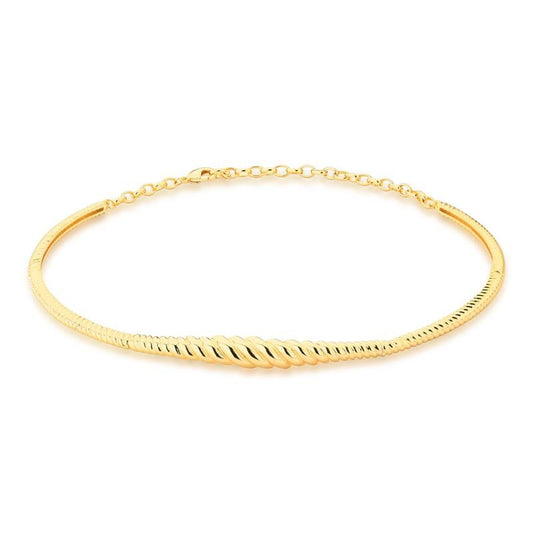 Croissant Malleable Golden Choker