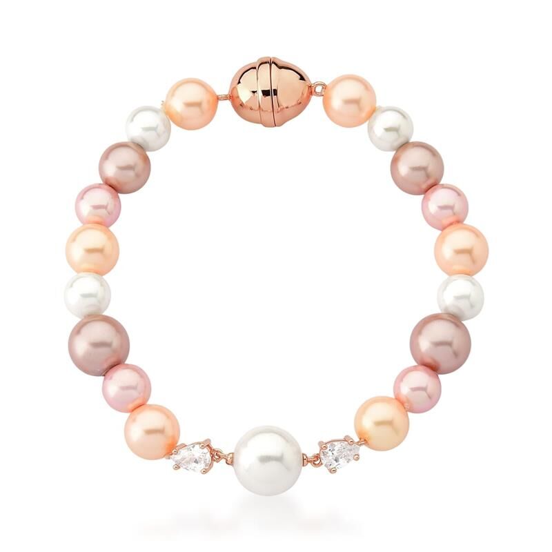 Pastel Pearls Malleable Bracelet