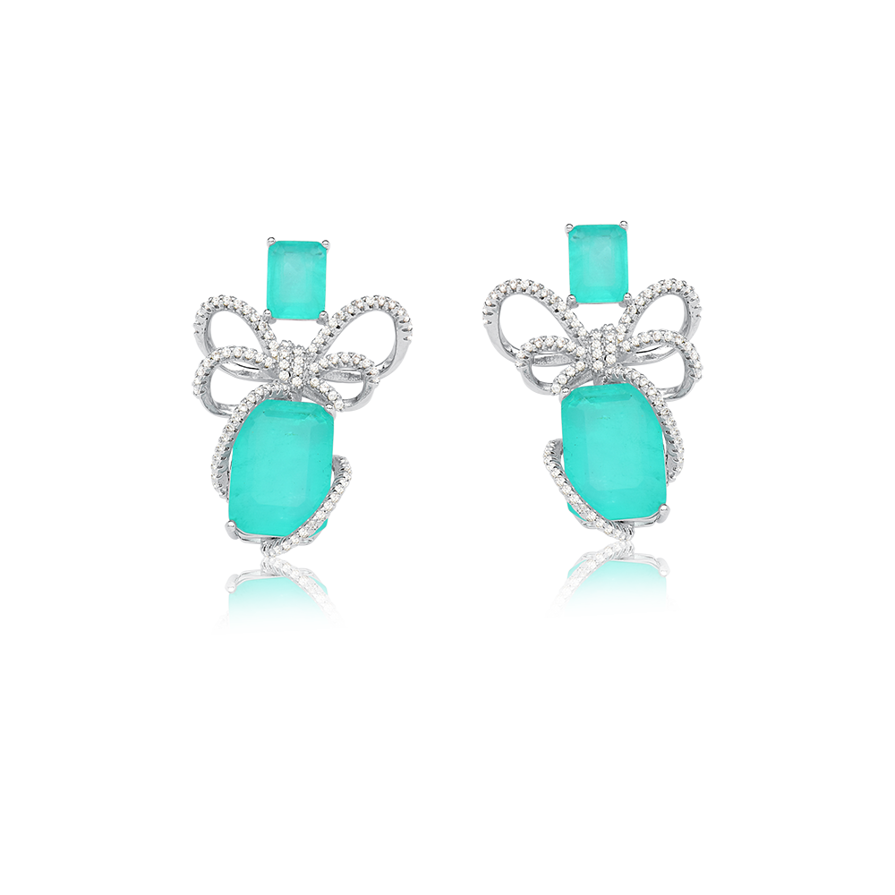 Glam Bows Pendant Bow Earring