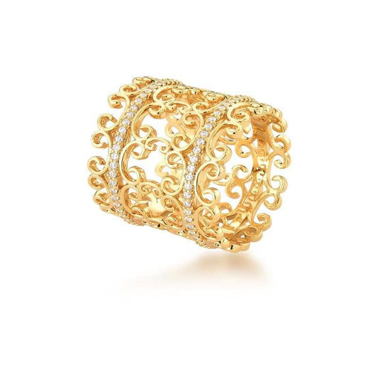 Renaissance Lace Ring - Size 18