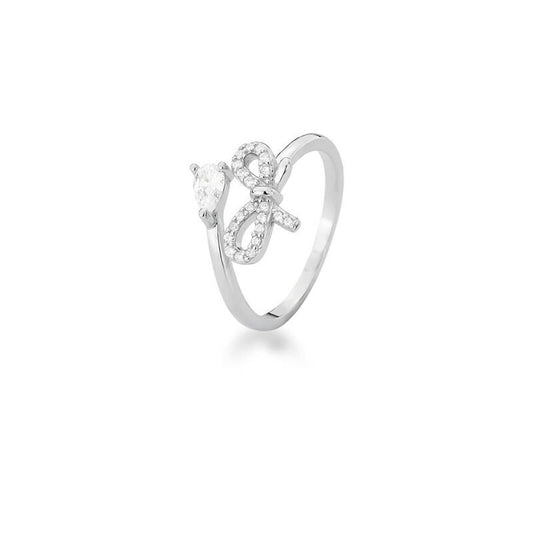 Glam Bows Adjustable Bow Ring - Size 16